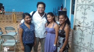 Alex with Girls from Church