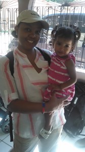 Nicole with Ingrid at Homes of Hope